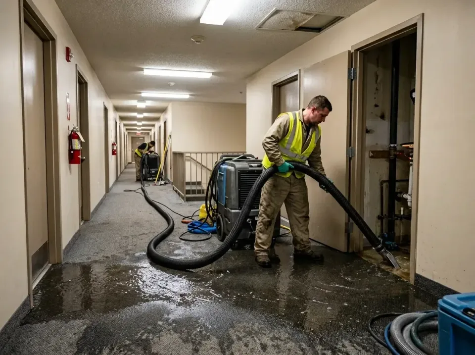 multi-unit-apartment-hallway-f-005 — frequently asked questions, Emergency Burst Pipe Water Extraction & Removal in Morehead…
